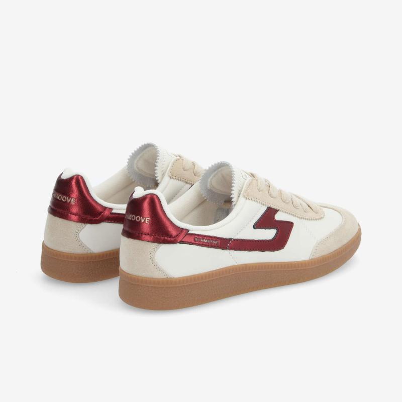 SHEFFIELD JOGGER W - NAP/SUEDE/METAL - BEIGE/PRUNE